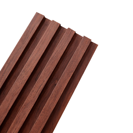 Panel de Pared WPC Premium Interior - Panelado Decorativo Madera Natural para Sala y Comedor - Modelo WPC-014