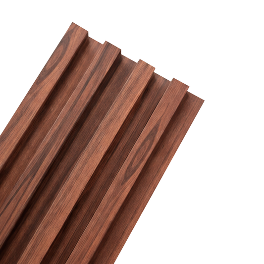 Panel Decorativo WPC Pared Caoba Cobre 290x16cm WPC-003