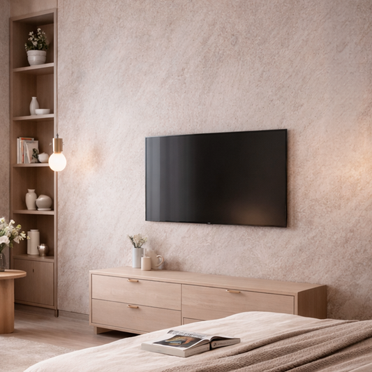 Plancha PVC Mármol Beige Crema 122x244cm 3mm UV-010