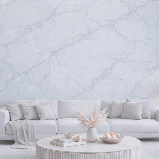 Plancha PVC Mármol Blanco Sutil 122x244cm 3mm UV-002