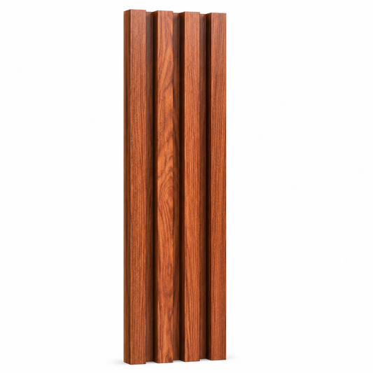 Panel Decorativo WPC Pared Caoba Cobre 290x16cm WPC-003