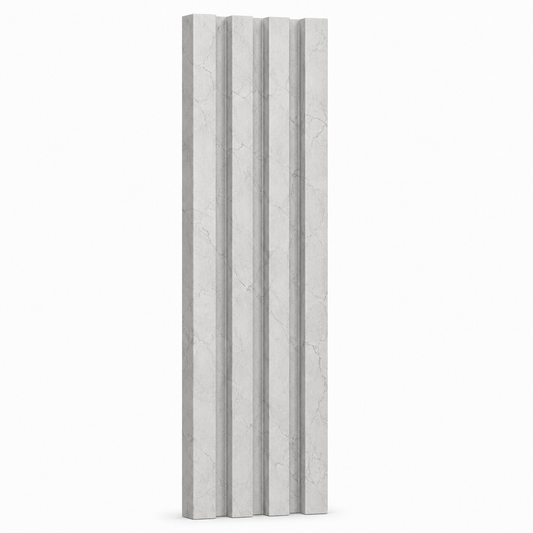 Panel Decorativo WPC Mármol Blanco Vetas 290x16cm WPC-007