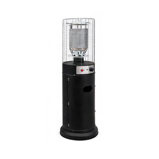 Estufa calefactor Patio Baja Umbrellatech SEC Gas Negra Exterior
