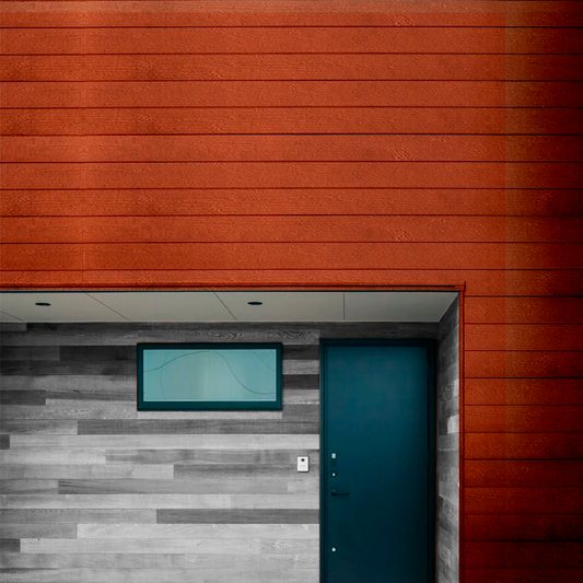 Siding Metálico Exterior Premium Color Café - Revestimiento de Fachada Elegante para Casas y Edificios
