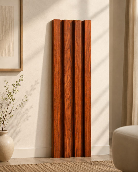 Wall Panel WPC Listonado Interior 290x16x2.4 cm Simil Madera WPC-003
