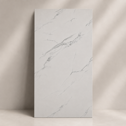 Plancha PVC Mármol Blanco Sutil 122x244cm 3mm UV-002
