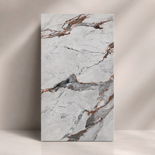 Plancha PVC Mármol Blanco Calacatta 122x244cm 3mm UV-003