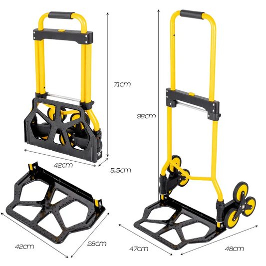 Carro yegua plegable para subir escaleras 100 kilos industrial