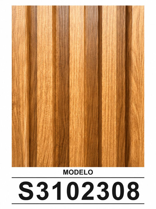 Wall Panel WPC 290x24x16cm Interior Resistente Humedad S3102308