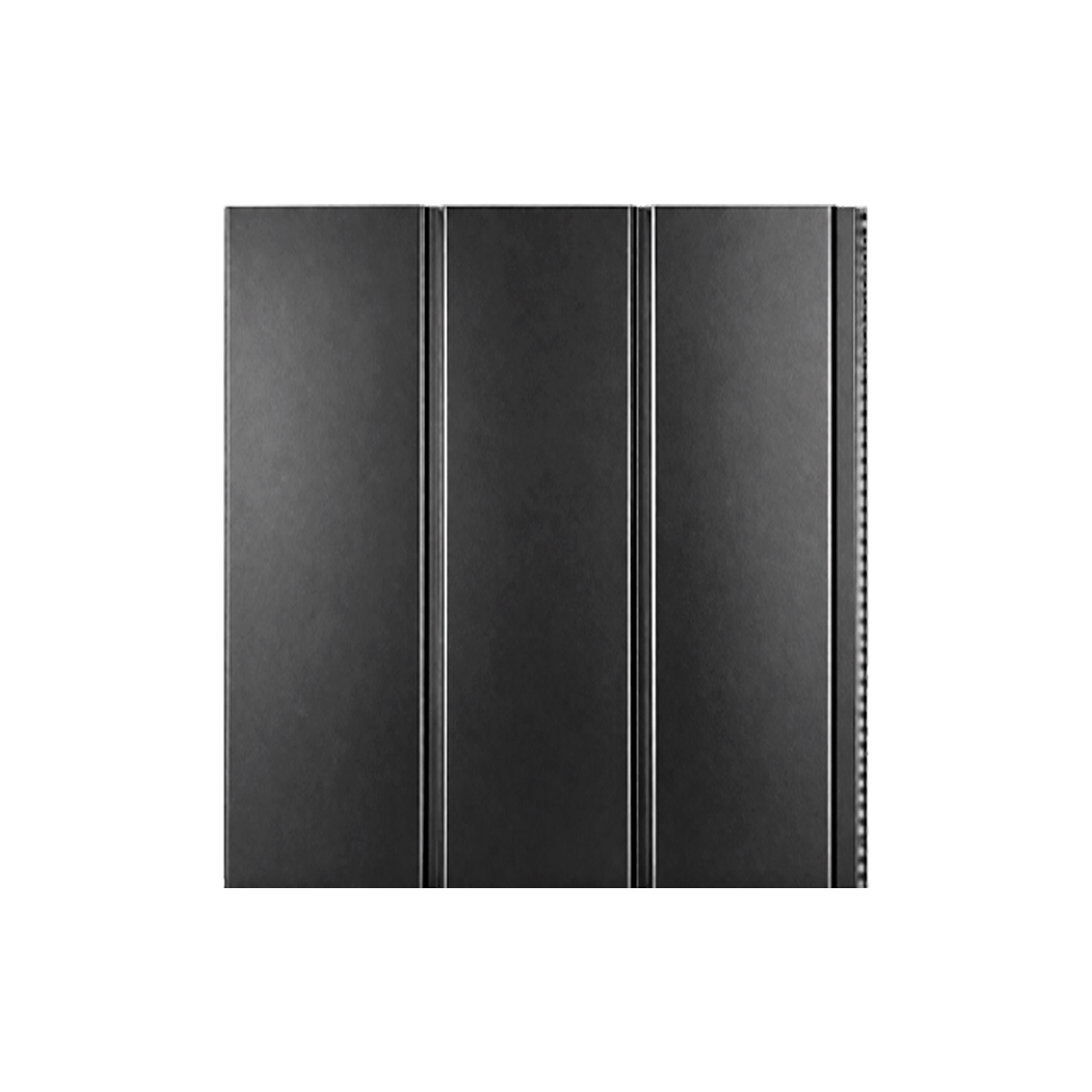 Siding Metálico Color Negro Mate