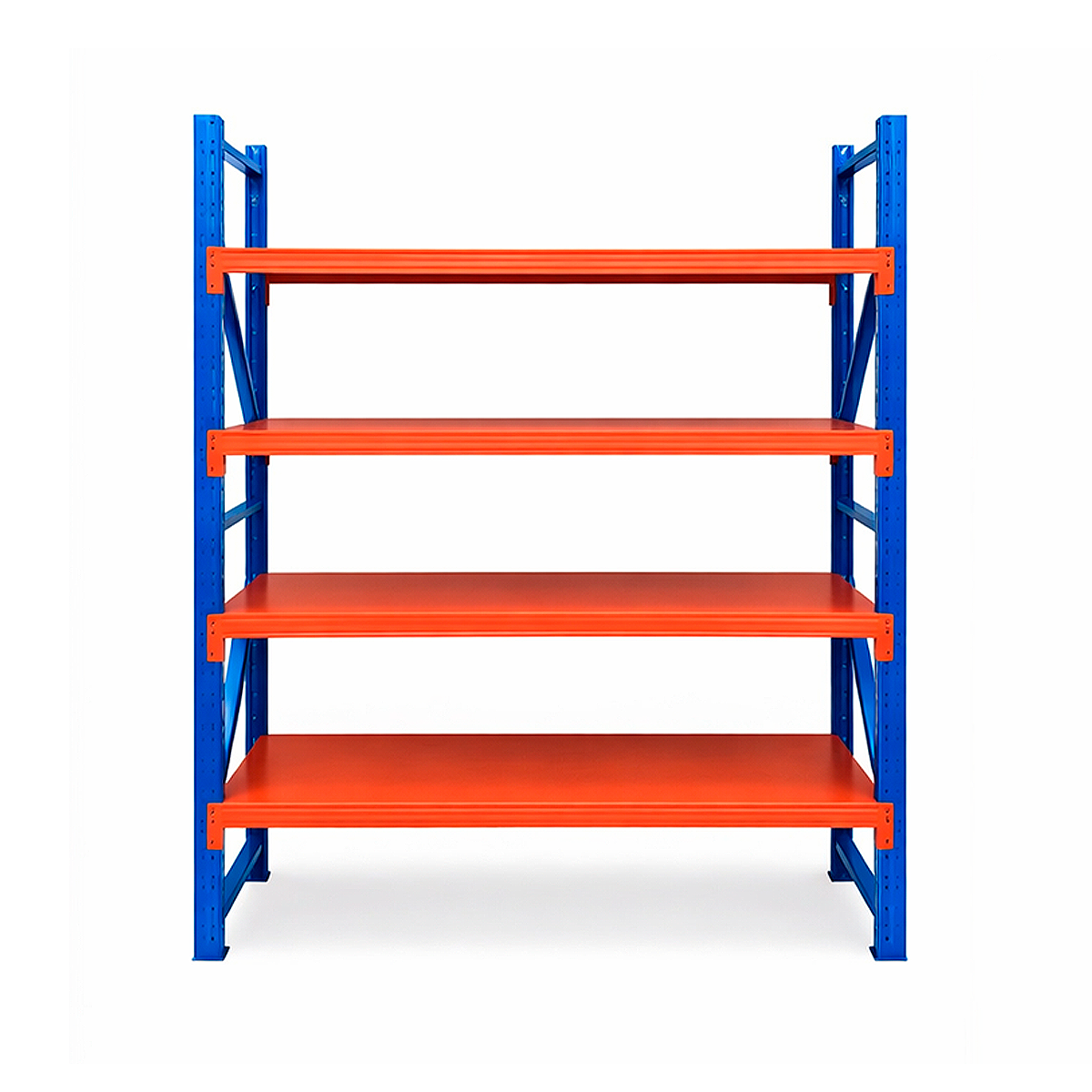 Rack Metálico Longspan Naranja Azul