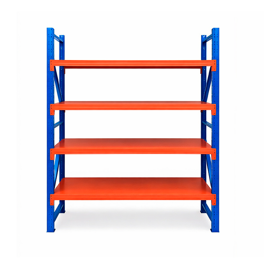 Rack Metálico Longspan Naranja Azul