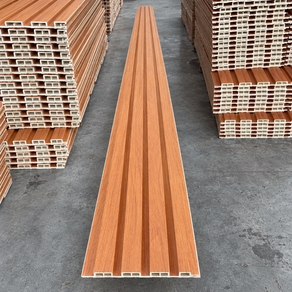 Wall Panel Flat WPC teca miel 009 – bodega 1