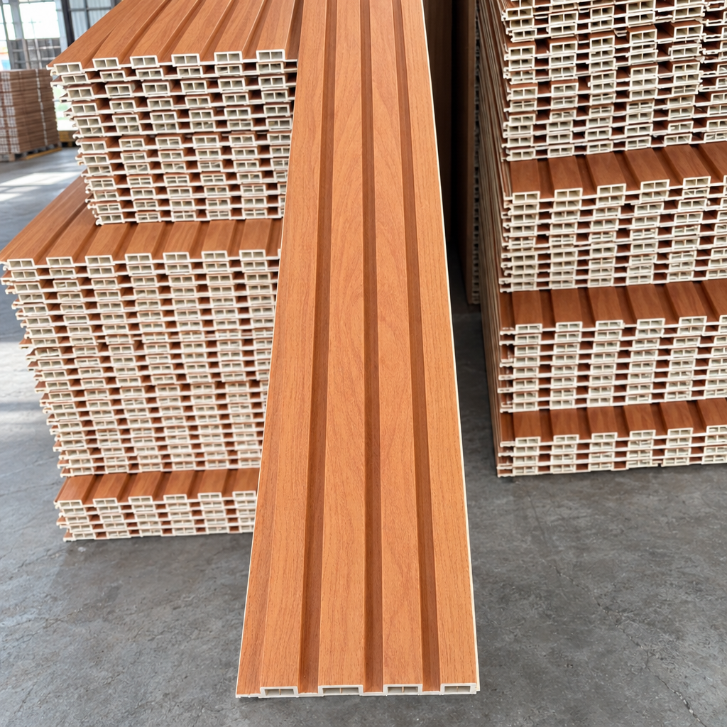 Wall Panel Flat WPC teca miel 009 – bodega 4
