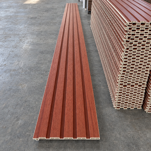 Wall Panel Flat WPC caoba rojiza 011 – bodega 1
