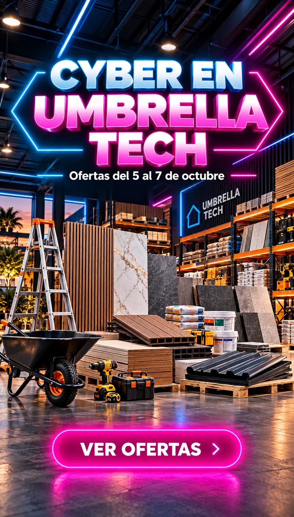 Cyber Day en Umbrella Tech · Ofertas del 5 al 7 de octubre